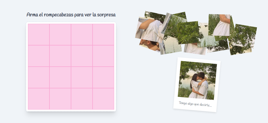 🔥 ROMPECABEZAS CON CARTA (¡Súper Romántico!) 🧩